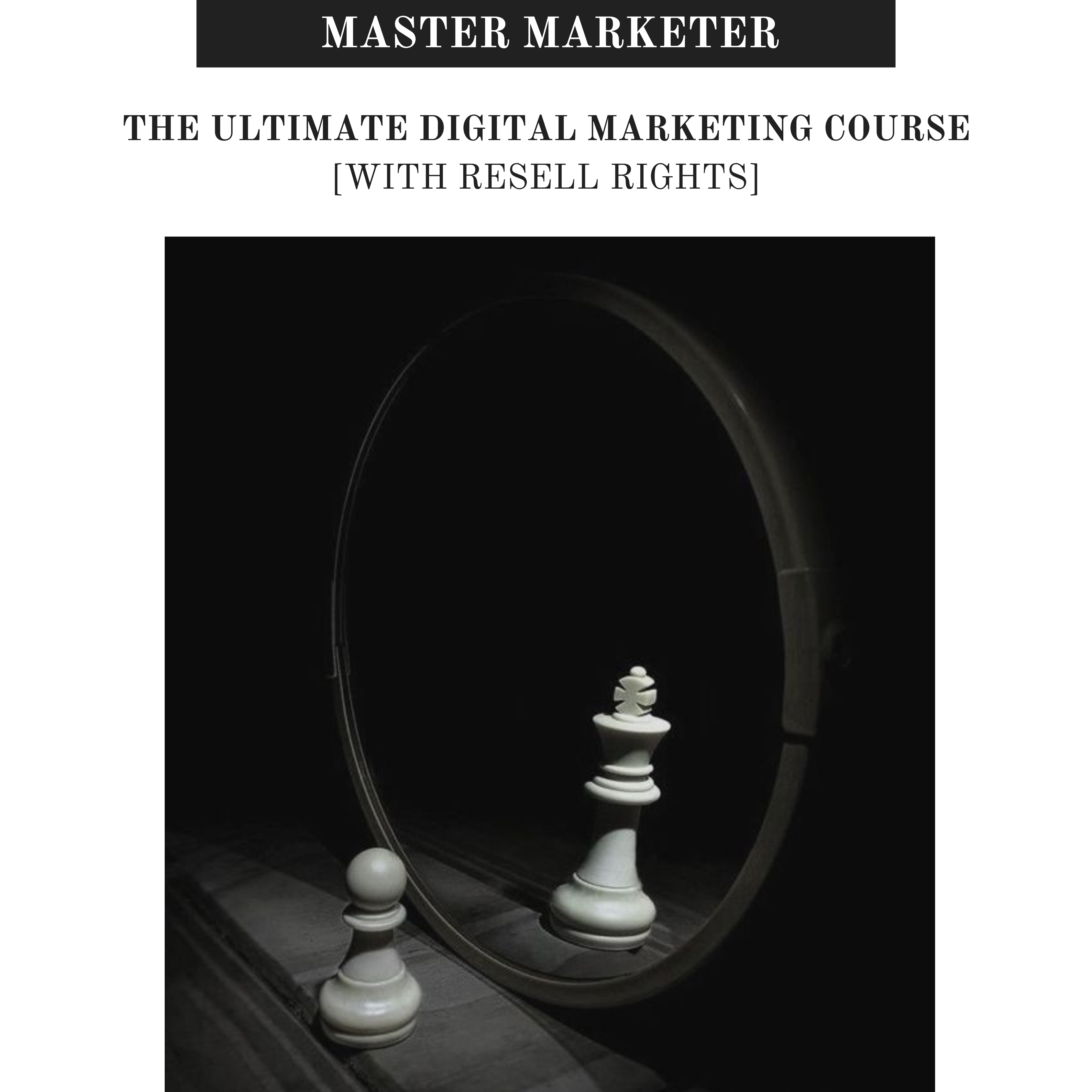 Master Marketer: The Ultimate Digital Marketing Course [With Resell Rights]